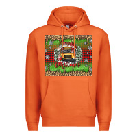Carrot Christmas school bus Premium Hoodie - texasbilliewilder