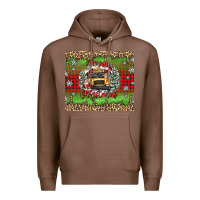 Chestnut Christmas school bus Premium Hoodie - texasbilliewilder