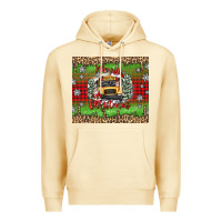 Pina Colada Christmas school bus Premium Hoodie - texasbilliewilder