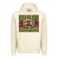 Sandshell Christmas school bus Premium Hoodie - texasbilliewilder