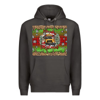 Smoke Christmas school bus Premium Hoodie - texasbilliewilder
