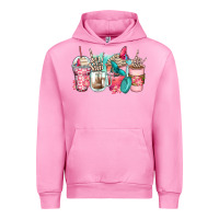 Fuchsia Pink rock hand coffee cups Urban Hoodie - Zillion Design Studio
