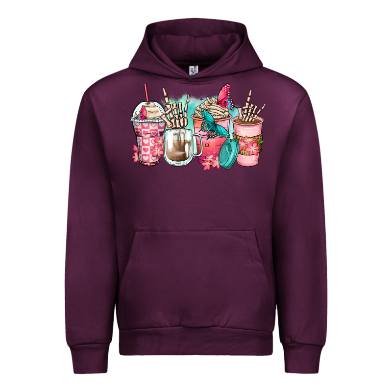 Rock Hand Coffee Cups Urban Hoodie by Zillion Design Studio | Teevron