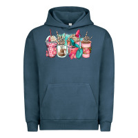 Pigment Midnight Navy rock hand coffee cups Urban Hoodie - Zillion Design Studio