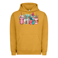 Pigment Peanut Butter rock hand coffee cups Urban Hoodie - Zillion Design Studio