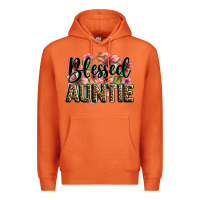 Carrot flowers blessed auntie Premium Hoodie - Zillion Design Studio