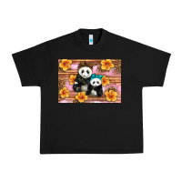 Mama Panda And Baby Panda Urban Heavy Tee | Teevron