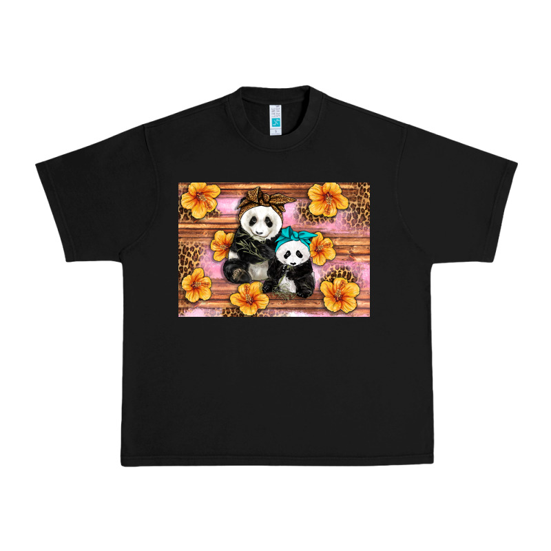 Mama Panda And Baby Panda Urban Heavy Tee by Artiststas | Teevron