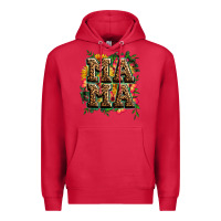 Cardinal floral leopard mama Premium Hoodie - Zillion Design Studio