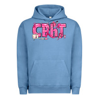 Pigment Pebble Blue Breast Cancer CPHT Pharmacy Technician Urban Hoodie - texasbilliewilder