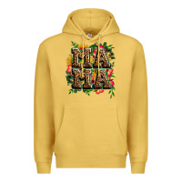 Antique Gold floral leopard mama Premium Hoodie - Zillion Design Studio