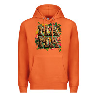 Carrot floral leopard mama Premium Hoodie - Zillion Design Studio