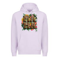 Lilac floral leopard mama Premium Hoodie - Zillion Design Studio