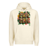 Sandshell floral leopard mama Premium Hoodie - Zillion Design Studio