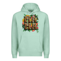Seafoam floral leopard mama Premium Hoodie - Zillion Design Studio