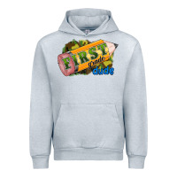Heather Grey first grade dude Urban Hoodie - RanaPortraitStore