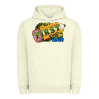 Pigment Pistachio first grade dude Urban Hoodie - RanaPortraitStore