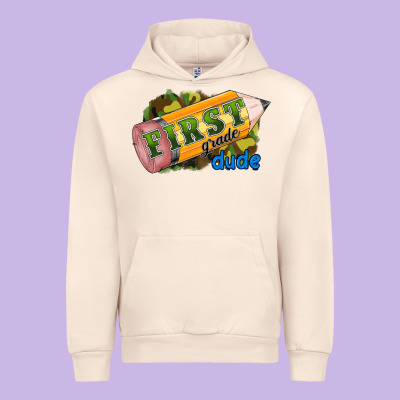 First Grade Dude Urban Hoodie Designed By Ranaportraitstore