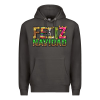 Smoke feliz navidad with pattern Premium Hoodie - texasbilliewilder