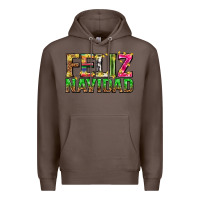 Coffee feliz navidad with pattern Premium Hoodie - texasbilliewilder