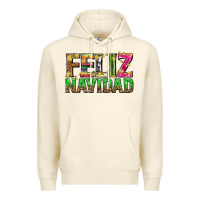 Sandshell feliz navidad with pattern Premium Hoodie - texasbilliewilder