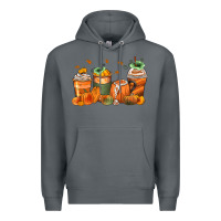 Rock pumpkins coffee cups Premium Hoodie - Zillion Design Studio