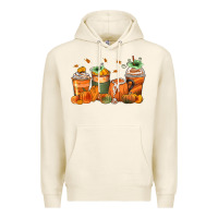 Tofu pumpkins coffee cups Premium Hoodie - Zillion Design Studio