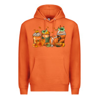 Carrot pumpkins coffee cups Premium Hoodie - Zillion Design Studio