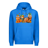 True Royal pumpkins coffee cups Premium Hoodie - Zillion Design Studio