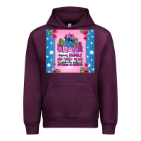 Mauve Wine ohana means family stitch Urban Hoodie - Zillion Design Studio