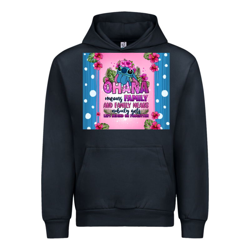 Ohana Means Family Stitch Urban Hoodie by Zillion Design Studio | Teevron