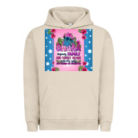 Pigment French Oak ohana means family stitch Urban Hoodie - Zillion Design Studio