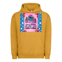 Pigment Peanut Butter ohana means family stitch Urban Hoodie - Zillion Design Studio
