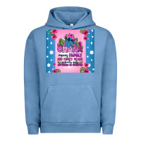 Pigment Pebble Blue ohana means family stitch Urban Hoodie - Zillion Design Studio