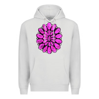 Dove Grey pink gemstone Premium Hoodie - RanaPortraitStore