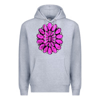 Heather Grey pink gemstone Premium Hoodie - RanaPortraitStore