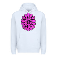 White pink gemstone Premium Hoodie - RanaPortraitStore