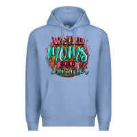 Colony Blue weird moms build character Premium Hoodie - Zillion Design Studio