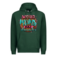 Sports Green weird moms build character Premium Hoodie - Zillion Design Studio