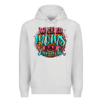 Dove Grey weird moms build character Premium Hoodie - Zillion Design Studio