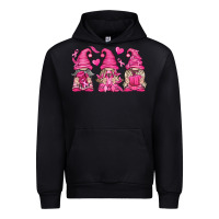 Black Breast Cancer Gnomes Urban Hoodie - texasbilliewilder