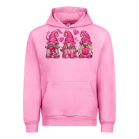 Fuchsia Pink Breast Cancer Gnomes Urban Hoodie - texasbilliewilder