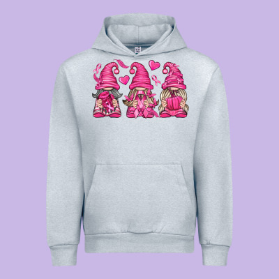 Breast Cancer Gnomes Urban Hoodie Designed By Texasbilliewilder