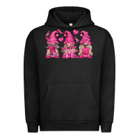 Pigment Black Breast Cancer Gnomes Urban Hoodie - texasbilliewilder