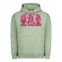 Pigment Oil Green Breast Cancer Gnomes Urban Hoodie - texasbilliewilder