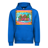 Cobalt hello summer Urban Hoodie - Zillion Design Studio