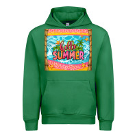 Emerald hello summer Urban Hoodie - Zillion Design Studio