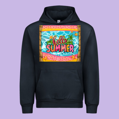 Hello Summer Urban Hoodie Designed By Zillion Design Studio