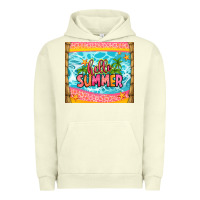 Pigment Pistachio hello summer Urban Hoodie - Zillion Design Studio