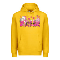 Lemon pink christmas coffee cups Premium Hoodie - texasbilliewilder